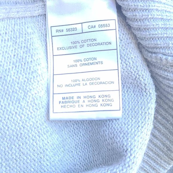 Nike Navy Gray Zip Up Cardigan Sweater with Hood size Medium - Picture 8 of 10